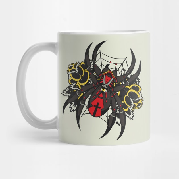 Creepy Black Widow Spider by SLAG_Creative